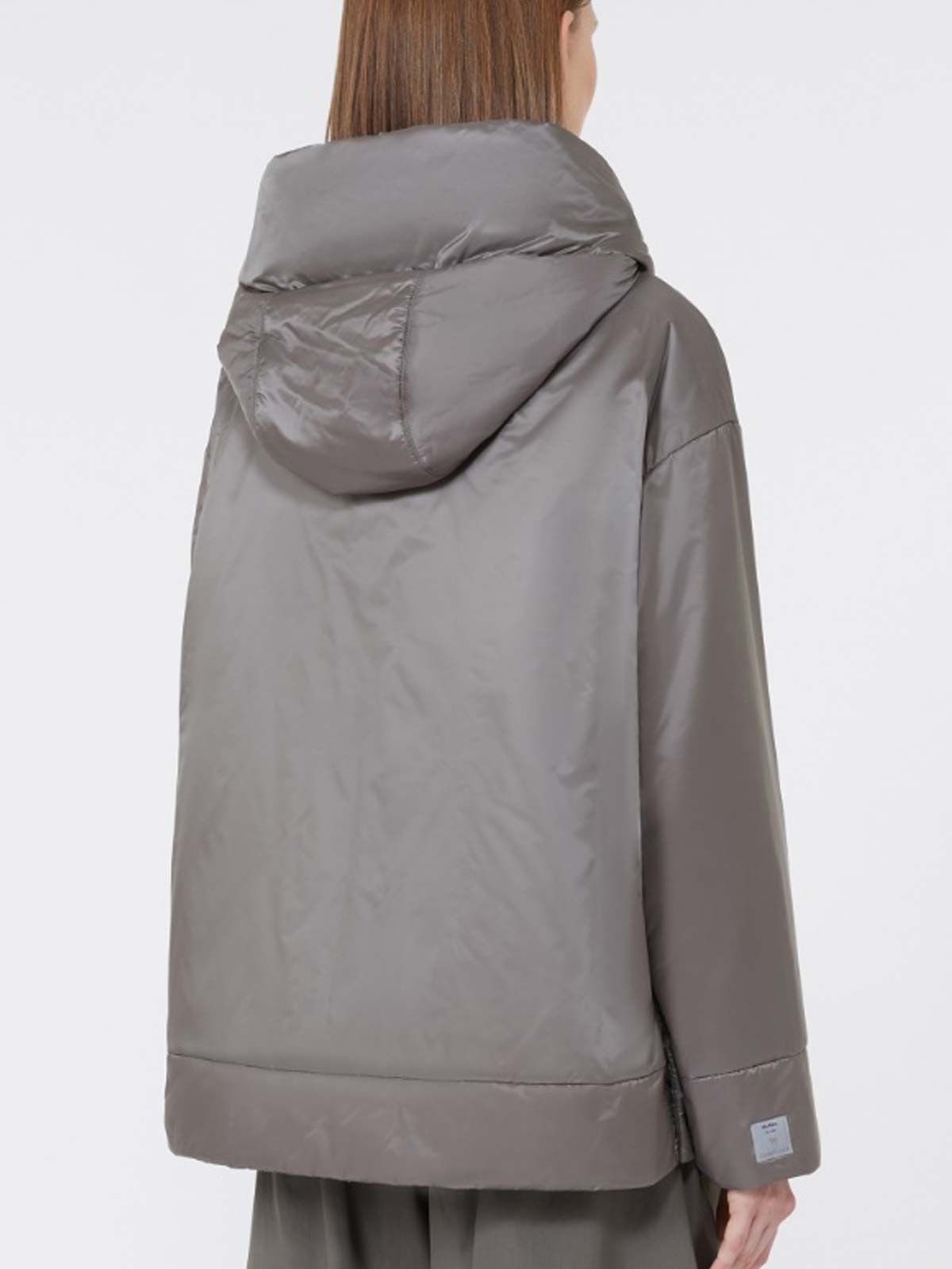 ブルゾン Mm The Cube Dark Grey Polyester Daria Padded Jacket Max Mara The Cube Daria gray jacket | Quaranta Boutique Max